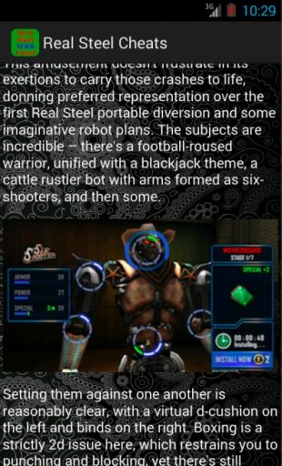 Cheats &amp; Guide Real Steel(WRB)截图6