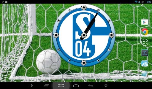 FC Schalke 04 Clock Widget截图2