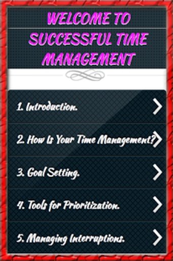 Successful Time Management截图3