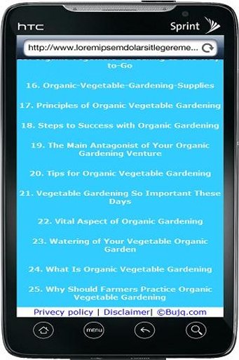 Organic Vegetable Gardening截图1