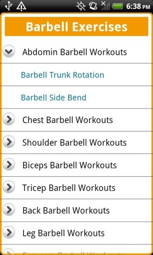 Barbell Workouts Free截图1