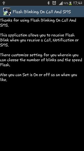 Flash Blinking on Call and SMS截图2