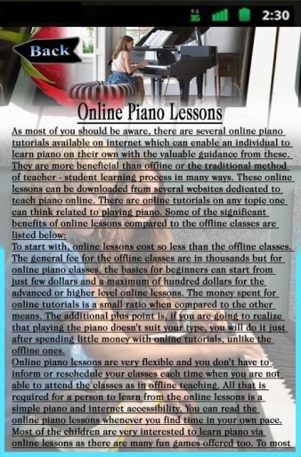 Online Piano Lessons截图6