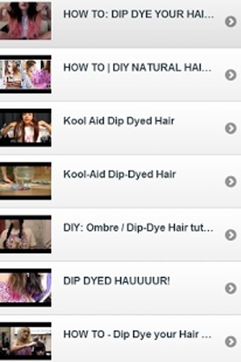 How to dip dye Hair Video截图9