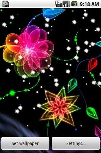 4D Flowers Live Wallpaper截图6