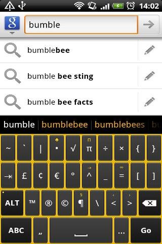 Bumblebee - HD Keyboard Skin截图3