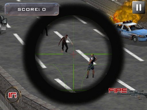 Zombie Sniper Highway War截图7