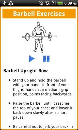 Barbell Workouts Free截图7