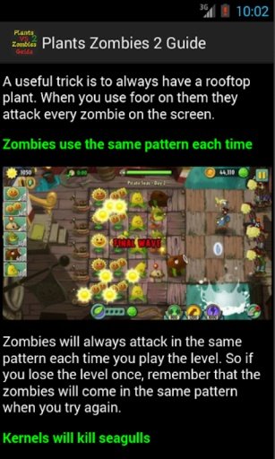 Cheat &amp; Guide Plants Zombies 2截图3