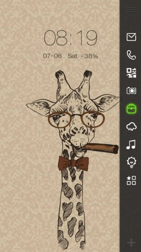 Giraffe Live Locker Theme截图3