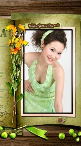 Green Tea Photoframe LWP截图1