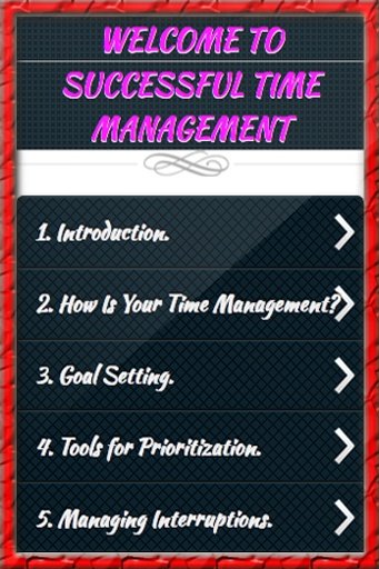 Successful Time Management截图1
