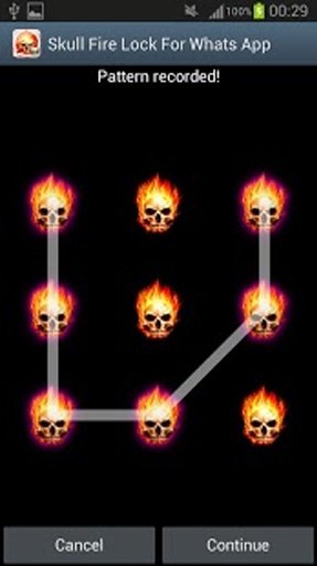 Skull Fire Lock Chat截图2