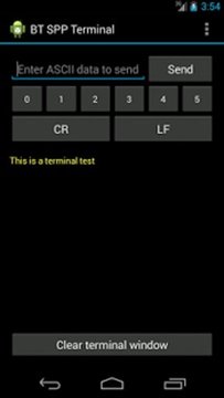 Bluetooth SPP Simple Terminal截图