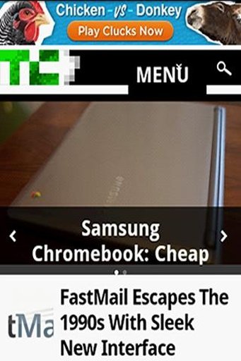 Mobile web for techcrunch截图2