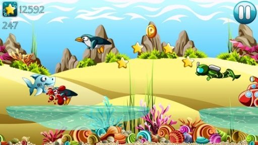 Hungry Shark Attack Games 2截图5