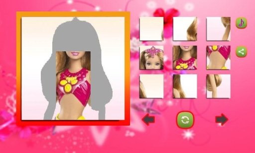 Barbie Picture Puzzle Game截图3