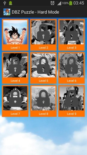 DBZ Puzzle Game截图3