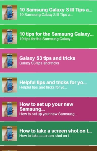 Galaxy S3 Tips截图2