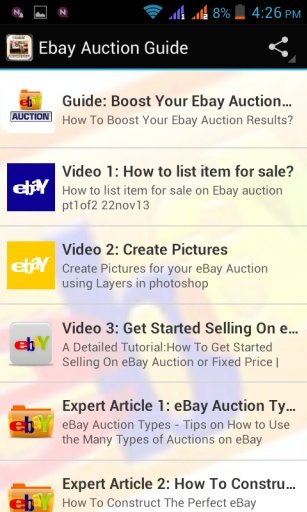 Ebay Auction Guide截图3