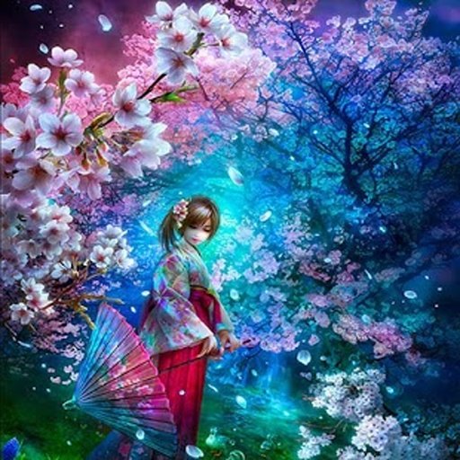 3D Sakura Magic Live Wallpaper截图3