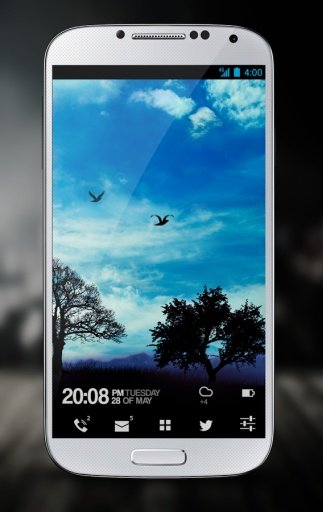 Blue Sky Live Wallpaper - Free截图1