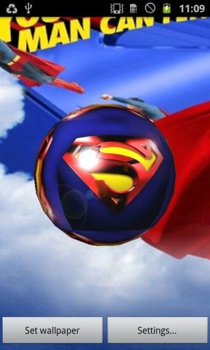 Superman 3D Live Wallpaper截图5