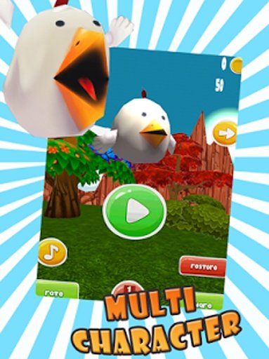 Flappy 3D - a bird wants 2 fly截图8