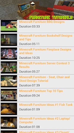 Furniture Ideas for Minecraft截图2