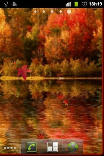 Autumn Lake LWP截图1