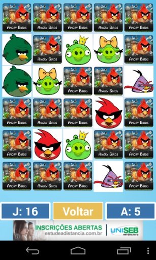 Memória Angry Birds截图3