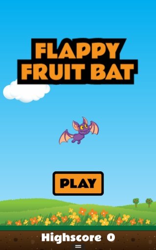 Flappy Fruit Bat Free截图2