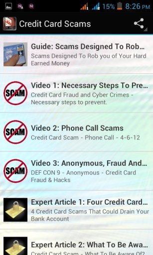 Credit Card Scams截图4