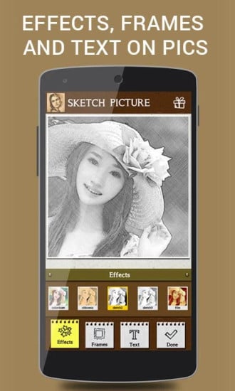 Pencil Camera Face Sketch App截图1