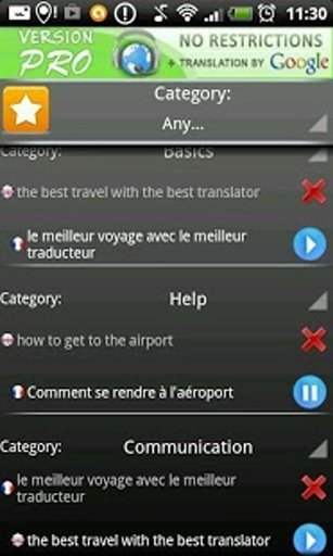 Translator S&amp;T French FREE截图9