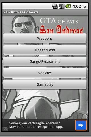 GTA San Andreas Cheats PS2截图2