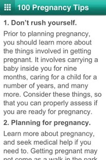 100 Pregnancy Tips截图2