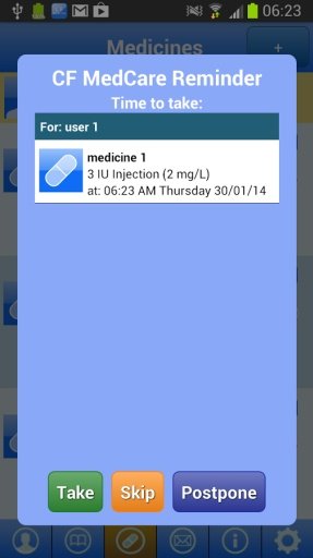 CF MedCare Reminder App截图11
