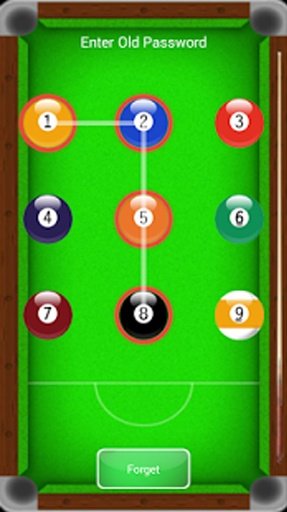 Snooker Pattern Screen Lock截图5