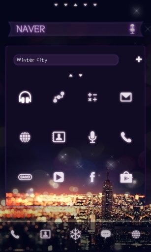 WinterCity dodollauncher theme截图3