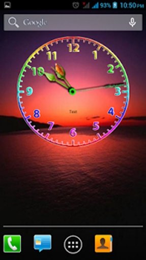 Sunset Clock Live Wallpaper截图6