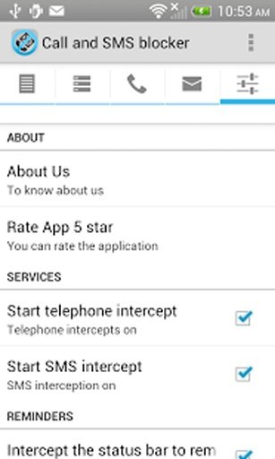 Call and SMS Blocker - DND截图4