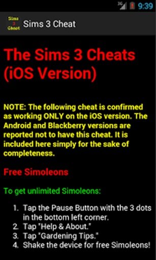 Cheats Hack Guide for Sims 3截图11