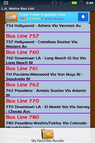 L.A. Metro Bus Schedule截图2