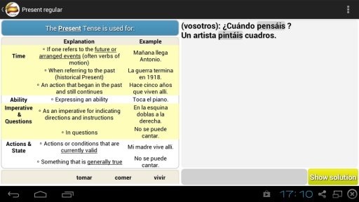 Spanish Grammar Learning Free截图3