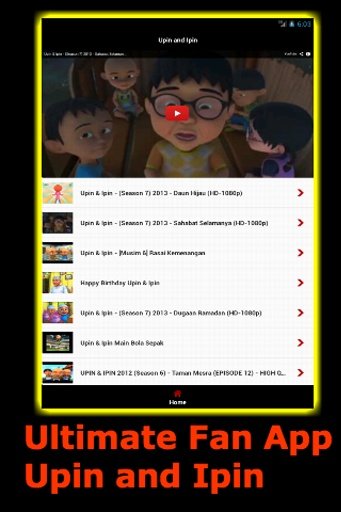 Ultimate Fan App Upin and Ipin截图1