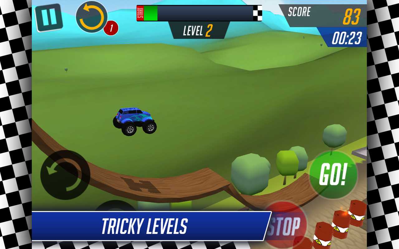 Monster Car Stunts Challenge截图7