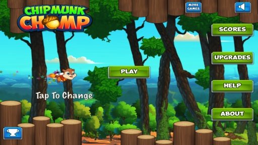 Chipmunk Chomp Flappy Flying截图4