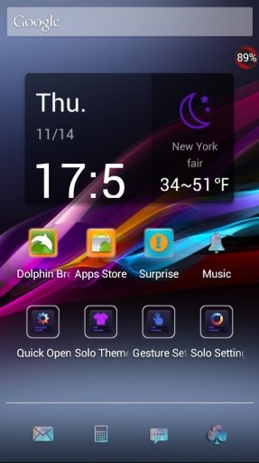 Xperia Z1 Solo Theme截图1