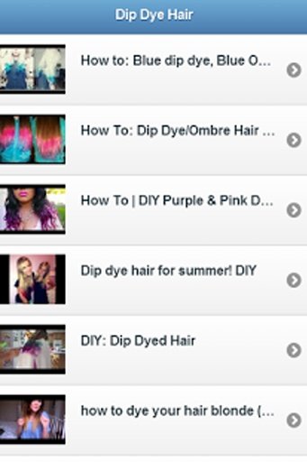 How to dip dye Hair Video截图1